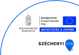 Európai Unió Európai Szociális Alap - Széchenyi 2020 logó